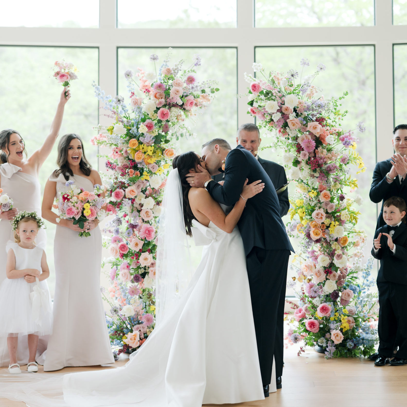 Wedding Ceremony inside the Chapel